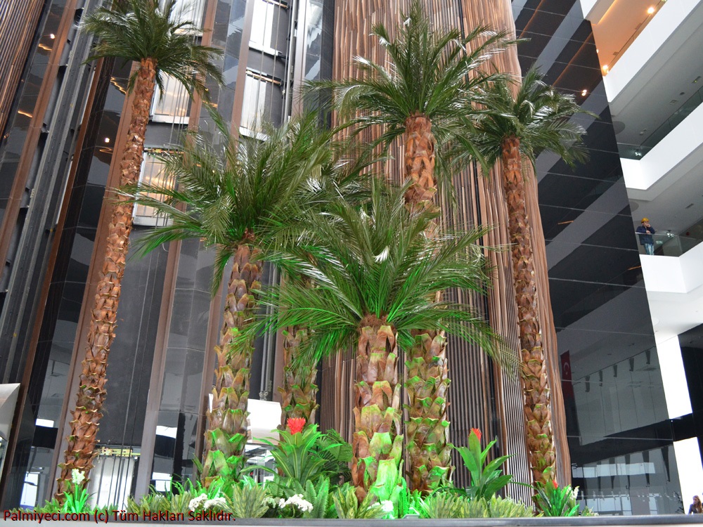 Finanspark Ataşehir - Interior group palm work